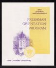 Freshman orientation program, 1984